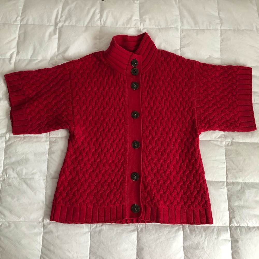 🍎3 for $12🍎EUC Cable Knit Red Sweater